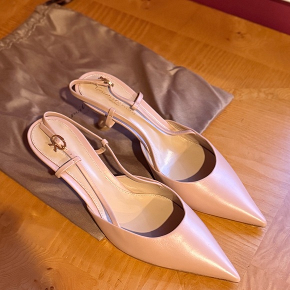 Gianvito Rossi ascent 55 sling back pump SZ 40 nude - Picture 6 of 15